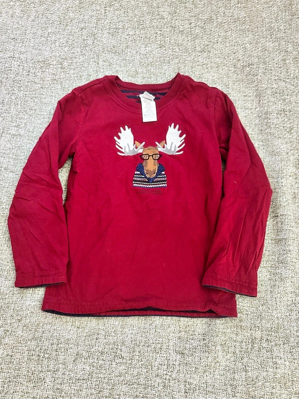 Jan​​ie and Jack Long Sleeve Striped Tee Size 4